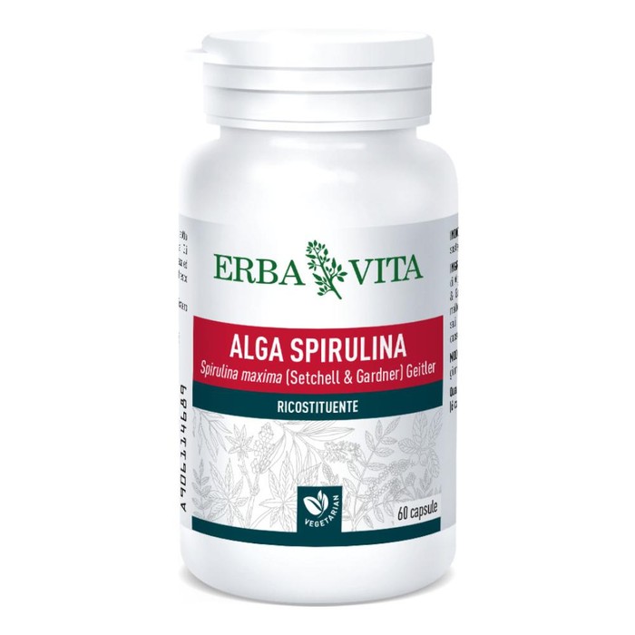 Alga spirulina 60 capsule 450 mg main product photo