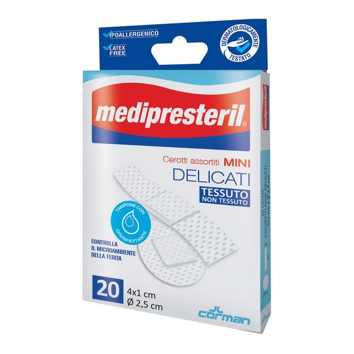 Cerotto medipresteril mini assortiti 2 formati 20 pezzi main product photo