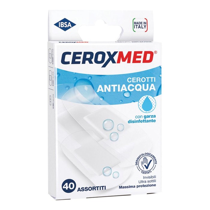 Cerotti antiacqua ceroxmed assortiti 40 pezzi main product photo