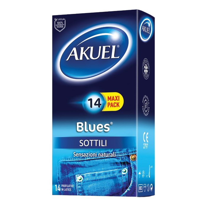 Akuel blues sottile 14pz main product photo