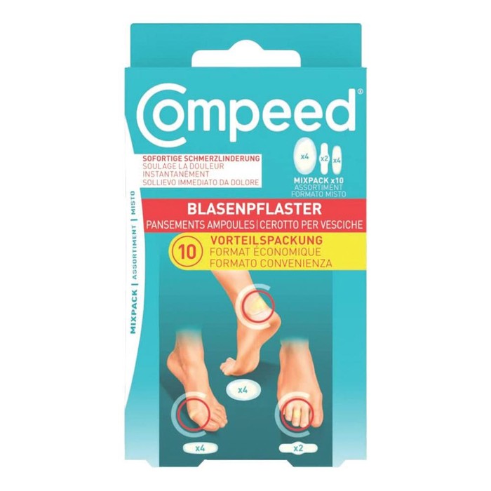 Compeed cerotto vesciche m misto 10pezzi main product photo