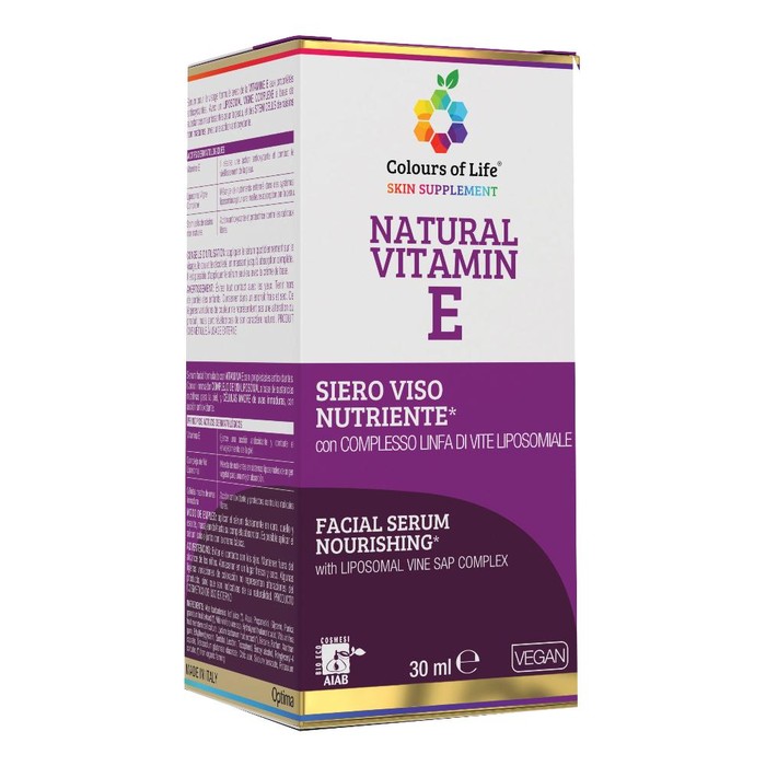 Colours of life natural vitamin e siero viso 30 ml main product photo