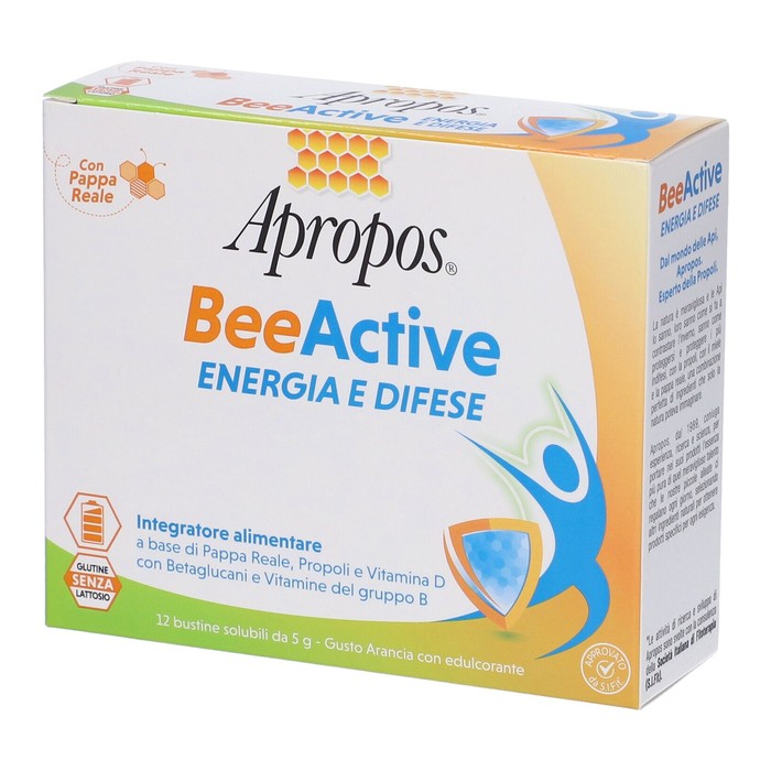 Apropos beeactive energia e difese 12 bustine main product photo