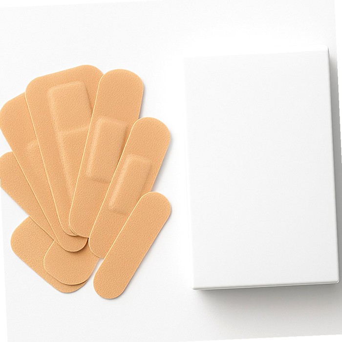 Alvita garza compressa adesiva sterile in tessuto non tessuto estensibile bianco 10x6cm 5 pezzi main product photo