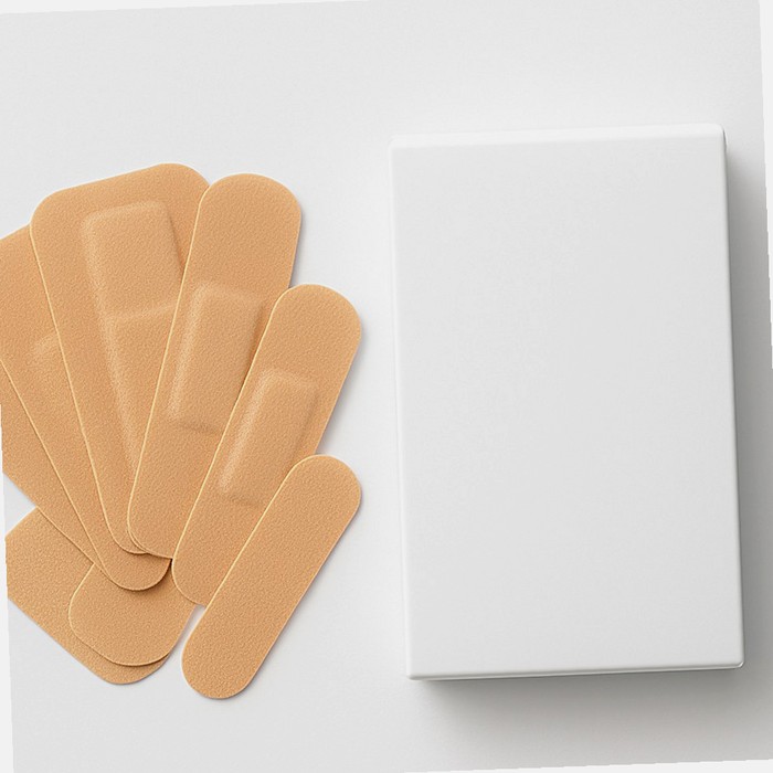 Benda compressa adesiva icopiuma in tessuto non tessuto 10 x 25 cm 2 pezzi main product photo