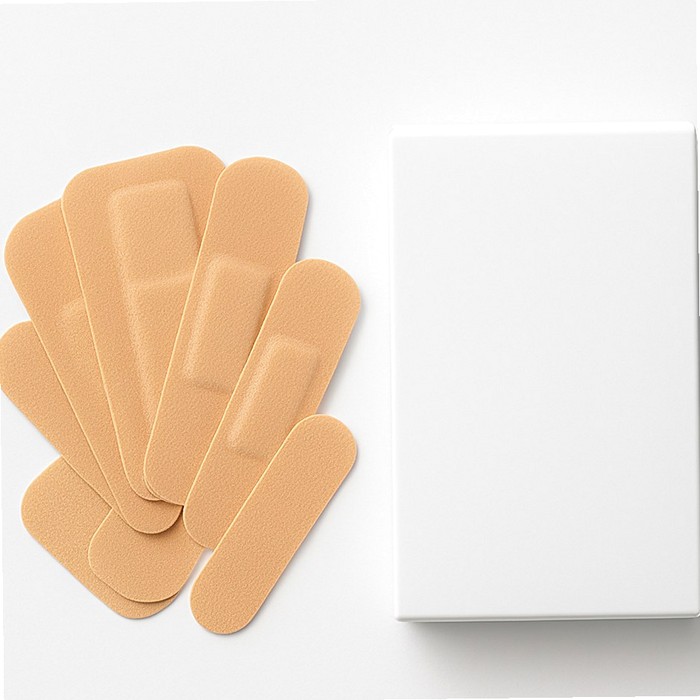 Cerotto master-aid cutiflexmed strip trasparente impermeabile supporto in poliuretano medio 10 pezzi main product photo