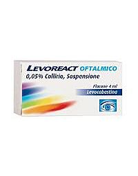 Levoreact oftalmico collirio 4ml 0,5mg 4ml - 