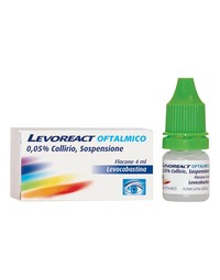 Levoreact oftalmico collirio 4ml 0,5mg 4ml -