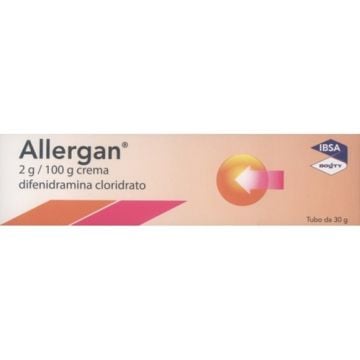 Allergan crema difenidramina antiprurito 30 g 2g/100g - 