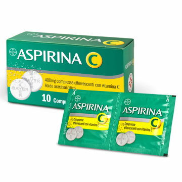Aspirina c 10 compresse effervescenti 400+240mg - 