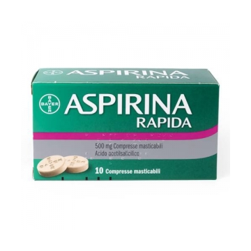 Aspirina rapida 10 compresse masticabili 500mg - 