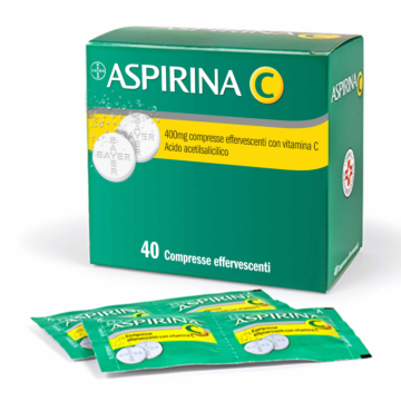Aspirina c 40compresse effervescenti 400+240mg - 
