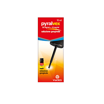 Pyralvex 0,5% + 0,1% soluzione gengivale flacone 10 ml - 