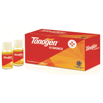 Tonogen vitaminico soluzione orale 10 flaconcini 6 ml 10000 - 