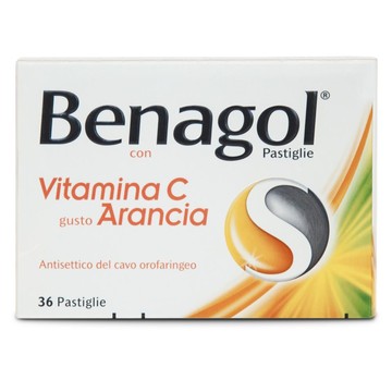 Benagol vitamina c 36 pastiglie gusto arancia - 