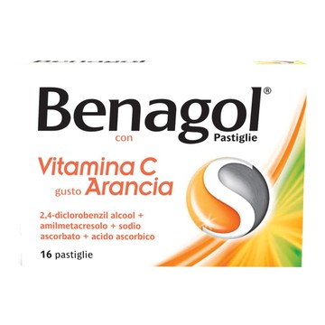 Benagol vitamina C16 pastiglie gusto arancia - 