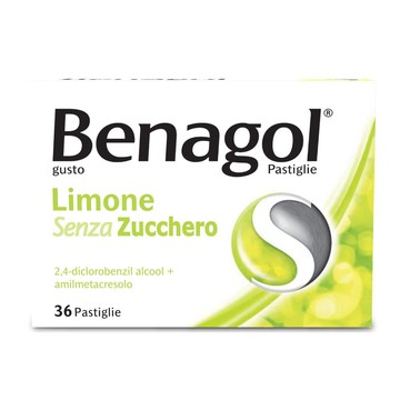 Benagol 36 pastiglie gusto limone senza zucchero - 