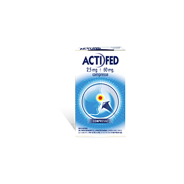 Actifed 12 compresse 2,5mg + 60mg - 