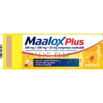 Maalox plus 30 compresse masticabili - 