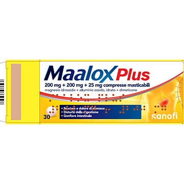 Maalox plus 30 compresse masticabili - 