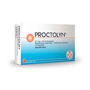 Proctolyn 10supposte 0,1mg+10mg - 