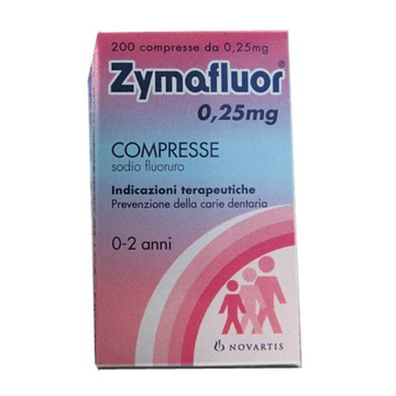 Zymafluor 200compresse 0,25mg - 
