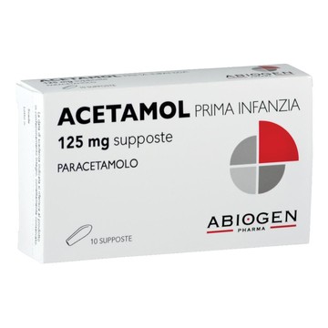 Acetamolprima inf10supp 125mg - 