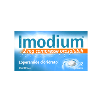 Imodium 12 compresse orosolubili 2 mg - 