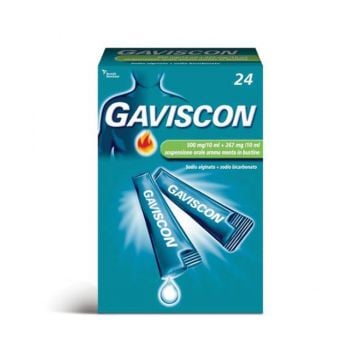 Gaviscon 24 bustine  500+267mg/10ml - 