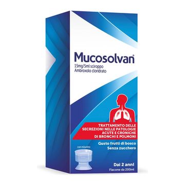 Mucosolvan sciroppo 200 ml 15mg/5ml - 