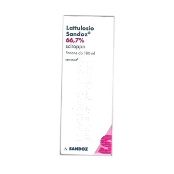 Lattulosio  Sandoz sciroppo flacone da 180 ml - 