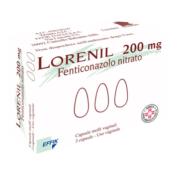 Lorenil 3capsule molli vaginali 200mg - 