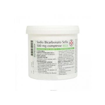 Sodio bicarb1000cpr 500mg sella - 