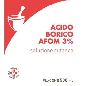 Acido borico afom3% 500ml - 