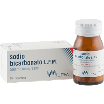 Sodio bicarb50cpr 500mg fl - 