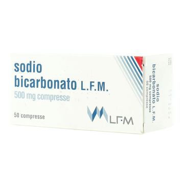 Sodio bicarb50cpr 500mg fl - 