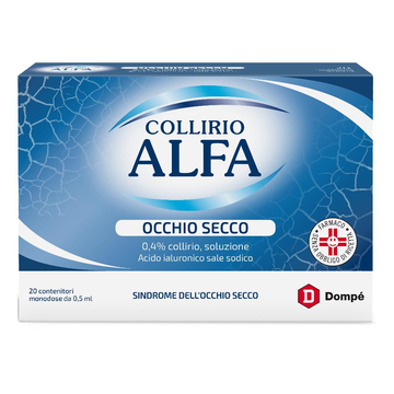 Collirio alfa occhio secchi 20 flaconcini - 
