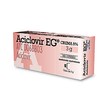 Aciclovir egcr 3g 5% - 