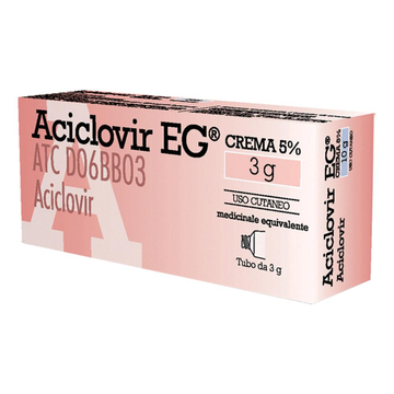 Aciclovir egcr 3g 5% - 