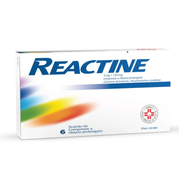 Reactine 6 compresse 5mg+120mg - 