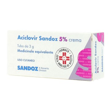 Aciclovir sandcrema 3g 5% - 