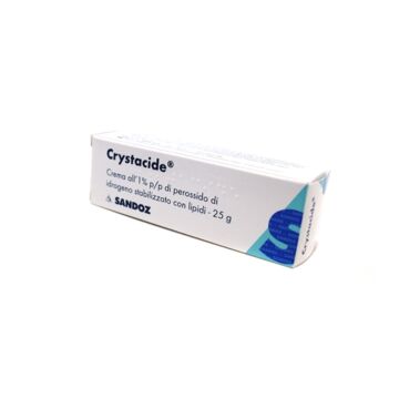 Crystacide crema 25g 1% - 