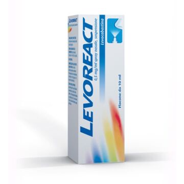 Levoreact spray nasale 10ml 0,5mg - 