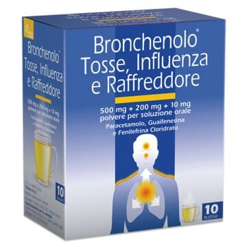 Bronchenolo tosse influenza raffreddore 10 bustine - 