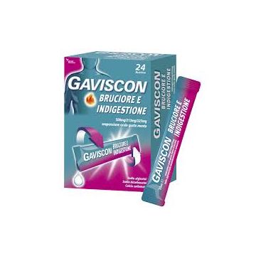 Gaviscon bruciore e indigestione 24 bustine - 