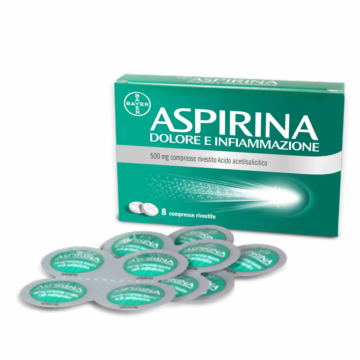 Aspirina dolore influenza 8 cpmpresse 500 mg - 