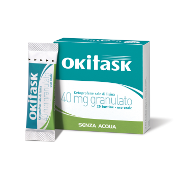 Okitask sospensione orale granulato 20 bustine da 40 mg - 