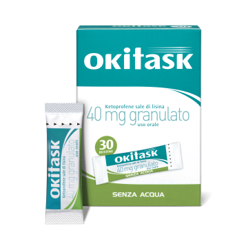 Okitask soluzione orale granulato 30 bustine 40mg - 