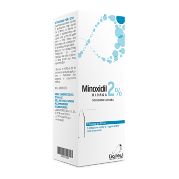 Minoxidil biorga soluzione cutanea 60ml2% - 