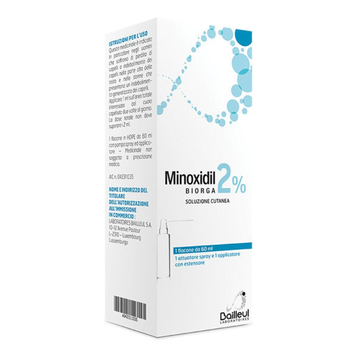 Minoxidil biorga soluzione cutanea 60ml2% - 